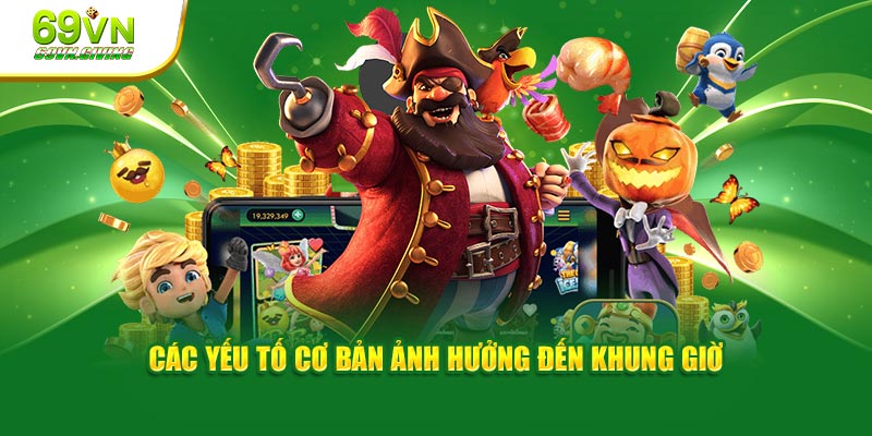 Các yếu tố cơ bản ảnh hưởng đến khung giờ